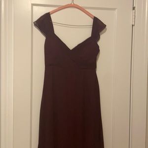 Bird Grey Bridesmaid Dress